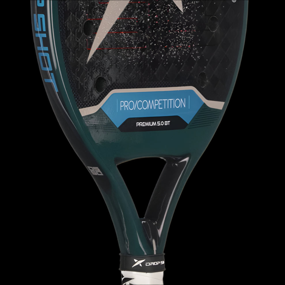 Premium 5.0 BT Beach Tennis Racket – 12K Carbon + Sand Treatment