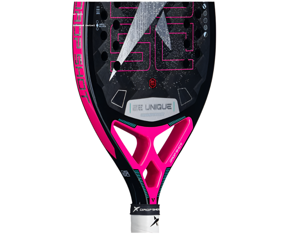 Drop Shot Conqueror 13 BT Beach Tennis Racket – 24K Carbon Twill + Sand Treatment