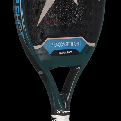 Premium 5.0 BT Beach Tennis Racket – 12K Carbon + Sand Treatment